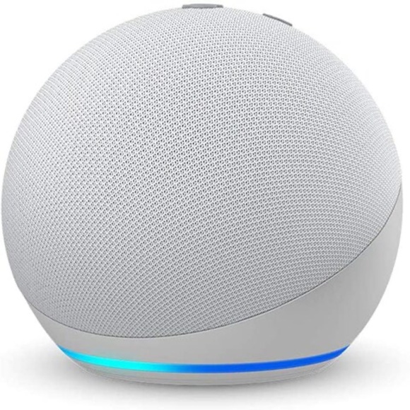 Amazon Echo Dot (4th Gen) Smart Speaker with Alexa - Glacier White - Picture 3 of 3